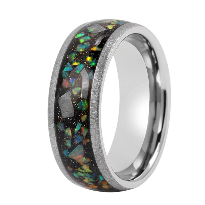 Aether - Opal Muonionalusta Meteorite Ring